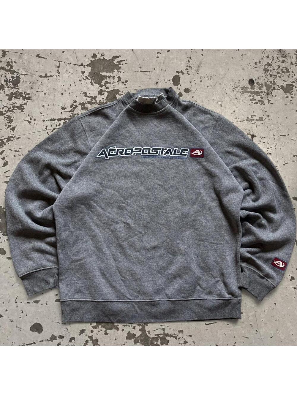 Mens Vintage Aeropostale Crewneck Sweatshirt Size M
